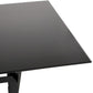 Desk MAUD - black - glass
