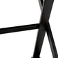 Desk MAUD - black - glass
