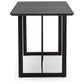 Bureau DORR - zwart - hout