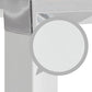 Desk WARNER - white - glass