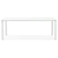 Desk WARNER - white - glass