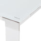 Bureau WARNER - wit - glas