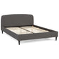 Bed DROME - black - fabric