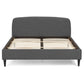 Bed DROME - black - fabric