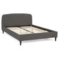 Bed DROME- zwart - stof
