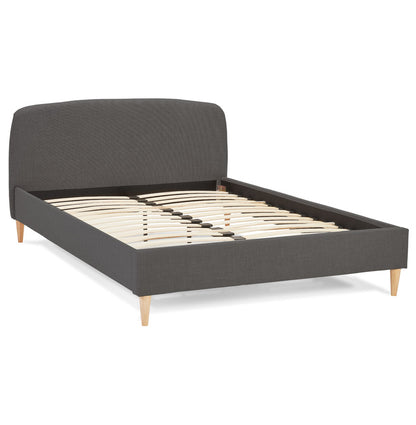 Bed DROME- black - fabric