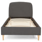 Bed DROME - black - fabric