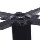 Table leg - black - metal