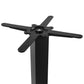Table leg - black - metal