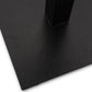 Table leg - black metal