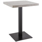 Table leg - black metal