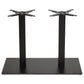 Table leg - black - metal