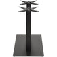 Table leg - black - metal
