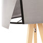 Tischleuchte TRIVET - grau - Kunststoff