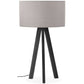 Table lamp TRIVET - gray - plastic