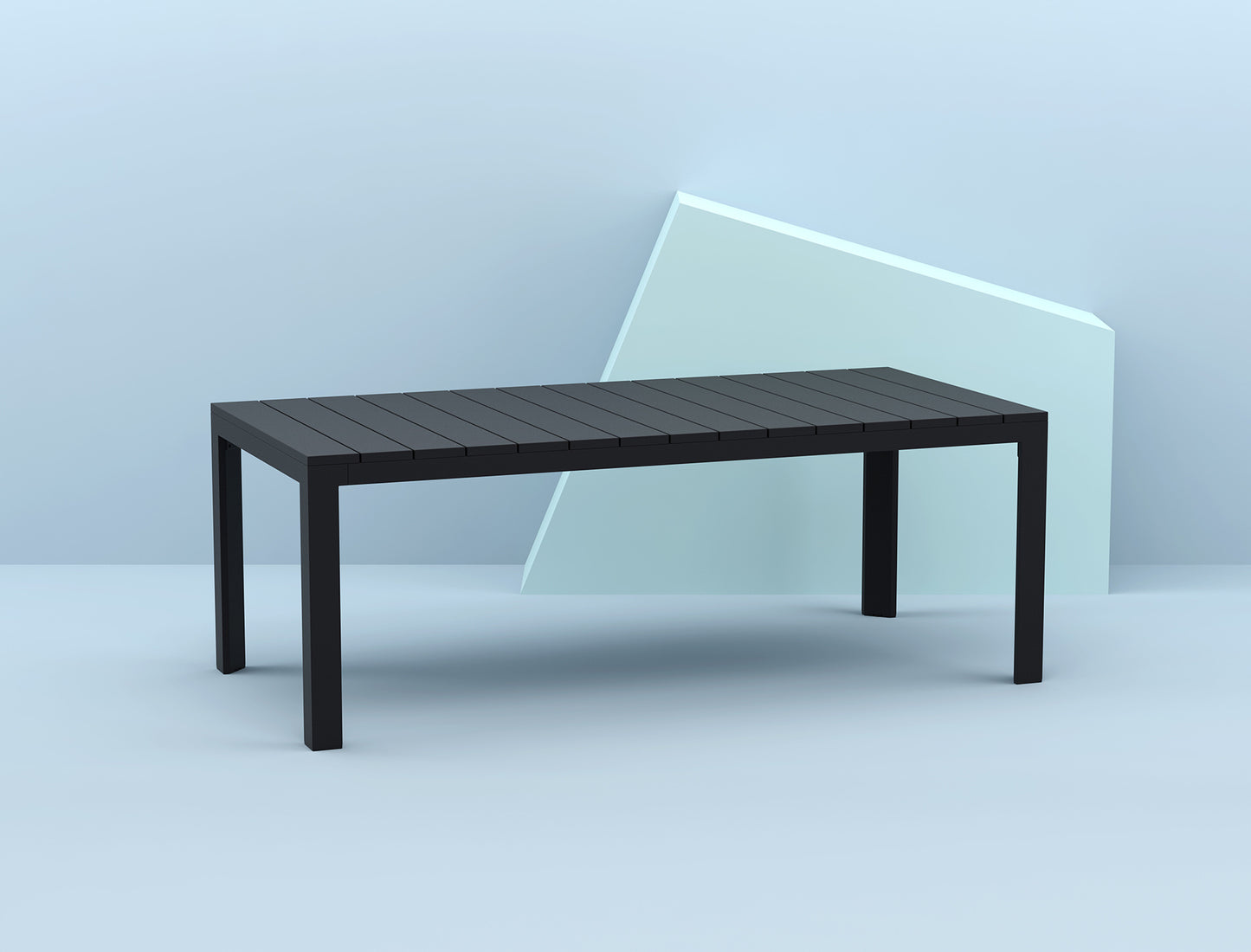 Tuintafel SIESTA ATLANTIC XL - kunststof - zwart