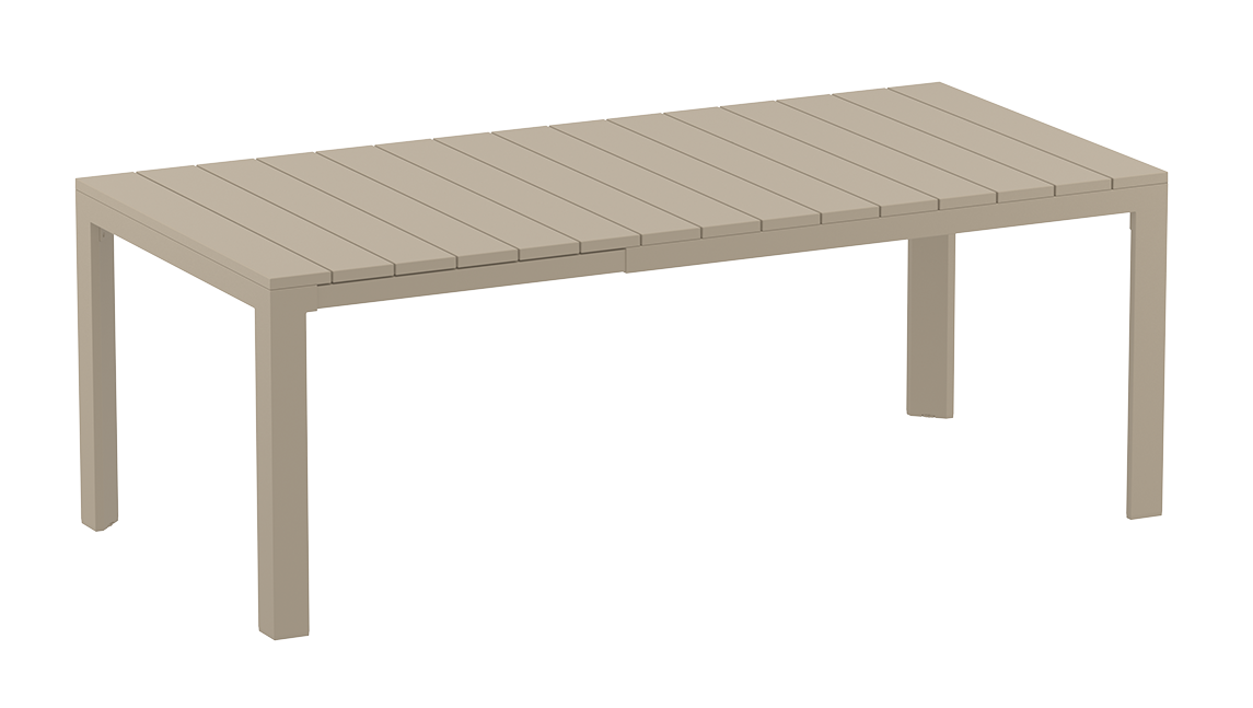 Tuintafel SIESTA ATLANTIC MEDIUM - kunststof - taupe