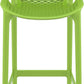 Barkruk SIESTA AIR - kunststof - groen - set van 2