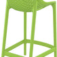Barkruk SIESTA AIR - kunststof - groen - set van 2