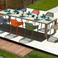Tuinstoel SIESTA AIR XL - kunststof - oranje - set van 2