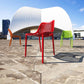 Tuinstoel SIESTA AIR - kunststof - oranje - set van 2