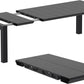 Tuintafel SIESTA VEGAS MEDIUM - kunststof - zwart