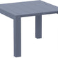 Tuintafel SIESTA VEGAS SMALL - kunststof - donkergrijs