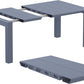 Tuintafel SIESTA VEGAS SMALL - kunststof - donkergrijs