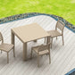 Tuintafel SIESTA VEGAS SMALL - kunststof - donkergrijs