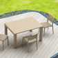 Tuintafel SIESTA VEGAS SMALL - kunststof - donkergrijs