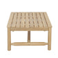 Loungeset HANNA - acaciahout - stof - teak - naturel - grijs
