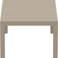 Tuintafel SIESTA ATLANTIC XL - kunststof - taupe